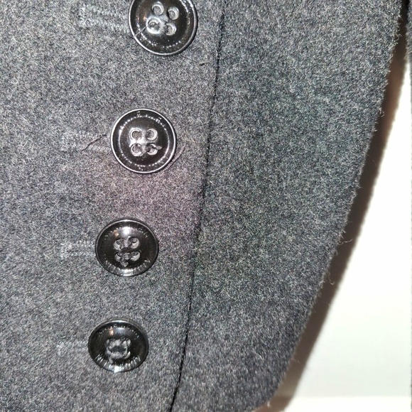 Ann Klein Black Wool/polyester/cashmere coat - Picture 6 of 9